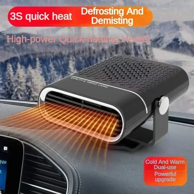 Car Heater 12v24v Universal Car Windshield Defrost Mist Heating Cross-border Mini Car Heater Portable Car Heater Car Supplies