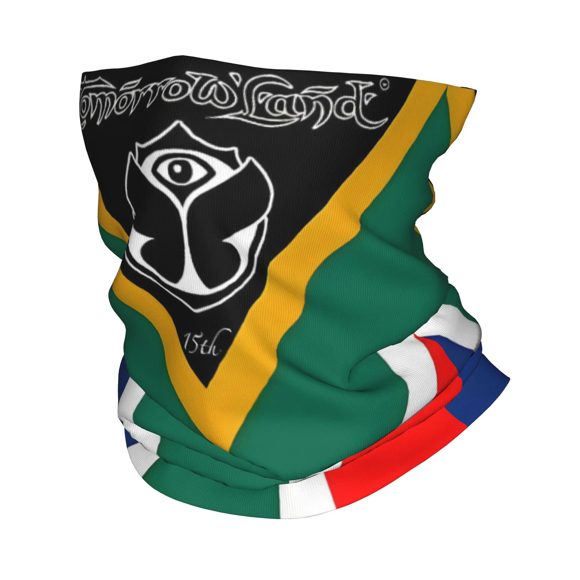Tomorrowland Country Flag Bandana Neck Gaiter for Running Mn Wrap Scarf Belgian Electronic Dance Music Balaclava Warmer