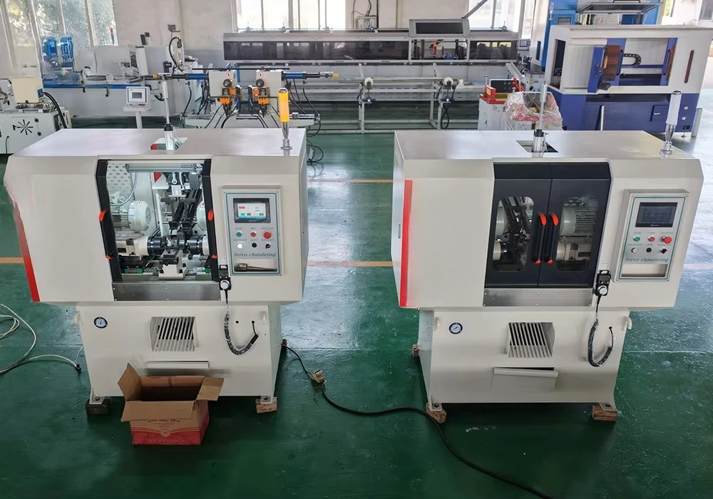 High Precision CNC Automatic Gear-Driven Pipe End Chamfering Machine Stainless Steel Fittings Tube Beveling Automotive Part
