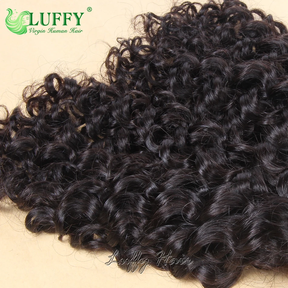 Profunda Curly Micro Loop Extensão de cabelo humano para mulheres negras, cabelo brasileiro pré ligado, micro grânulos anel, cabelo Microlink macio