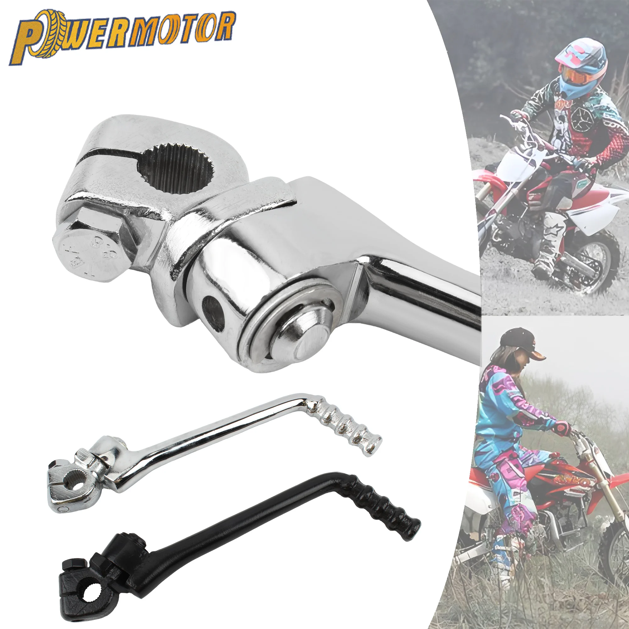 

Motorcycle Engine Kick Starter Lever 13mm CNC Aluminum Alloy Universal Motorbike Accessories Modified Parts Enduro Dirt Pit Bike