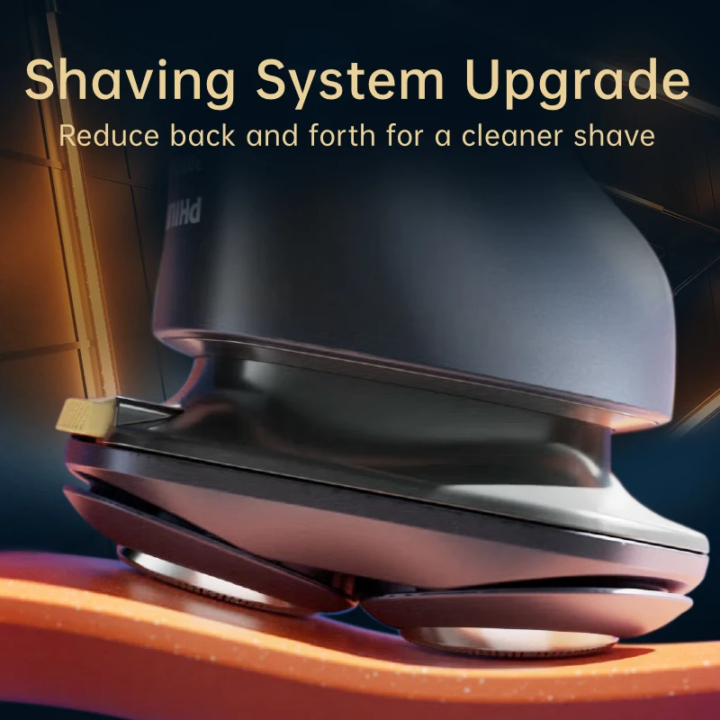 فيليبس S1886/1887 الوقوف ماكينة حلاقة كهربائية USB تهمة الفولاذ المقاوم للصدأ PowerCut شفرة الحلاقة الثلاثي العائمة رئيس أداة تهذيب اللحية #6