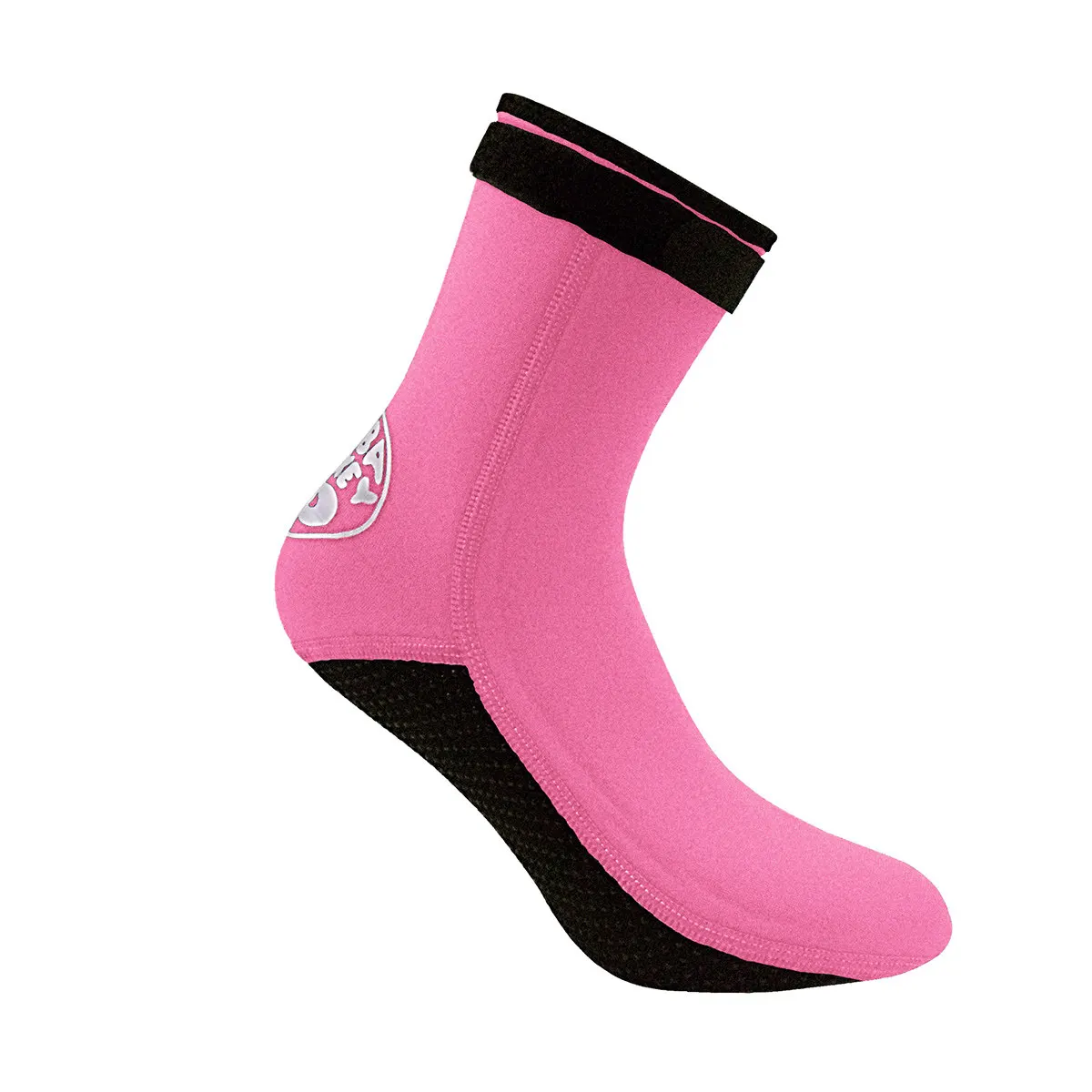 

3Mm Thicken Non Slip Diving Socks Adult Swimming Beach Snorkeling Socks Men Women Size L Pink Warm Scratch Protection