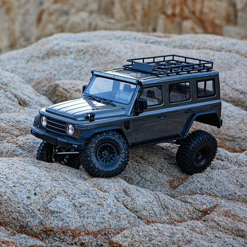 Nuevo 1/8 control remoto 4WD eléctrico 212 escalada vehículo todoterreno bloqueo diferencial doble velocidad LED enlace luz YK4084 RC juguete