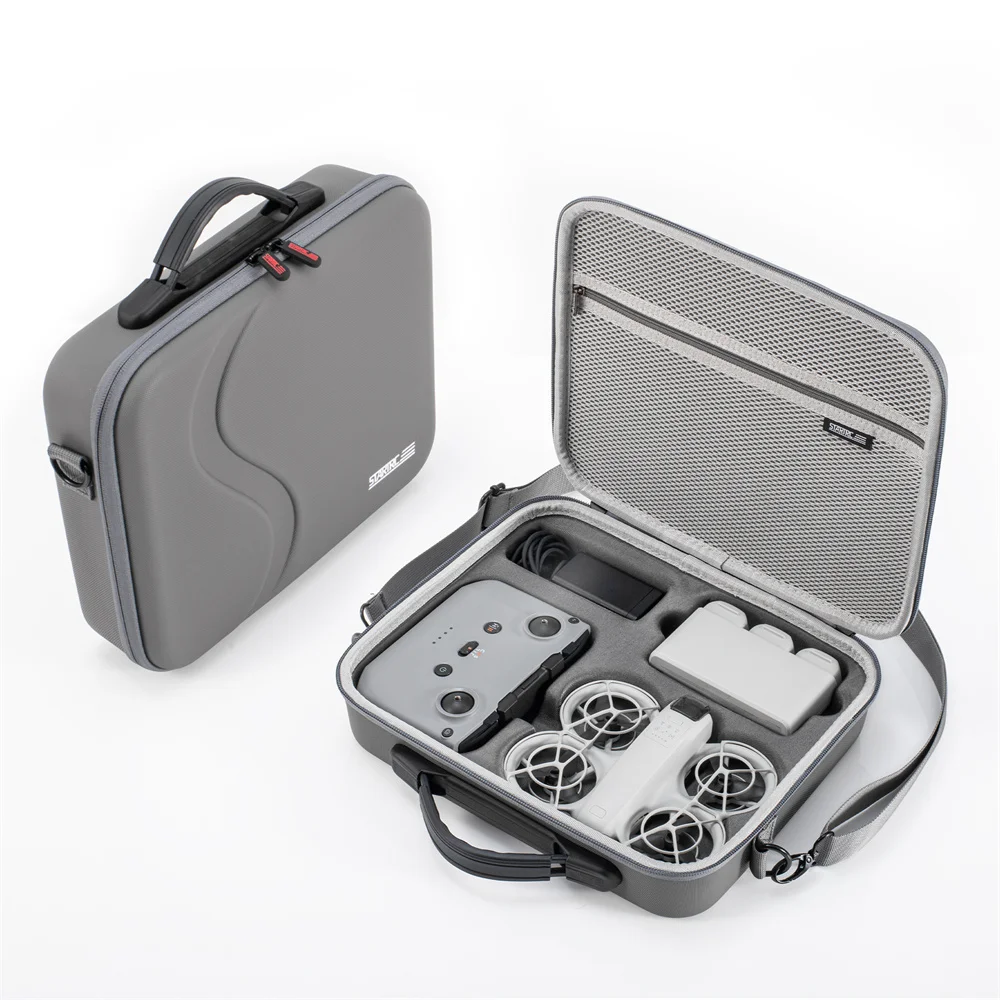 Carrying Case for DJI NEO Fly More Combo Accessories Storage Bag PU Portable Travel Handbag Shoulder Bag