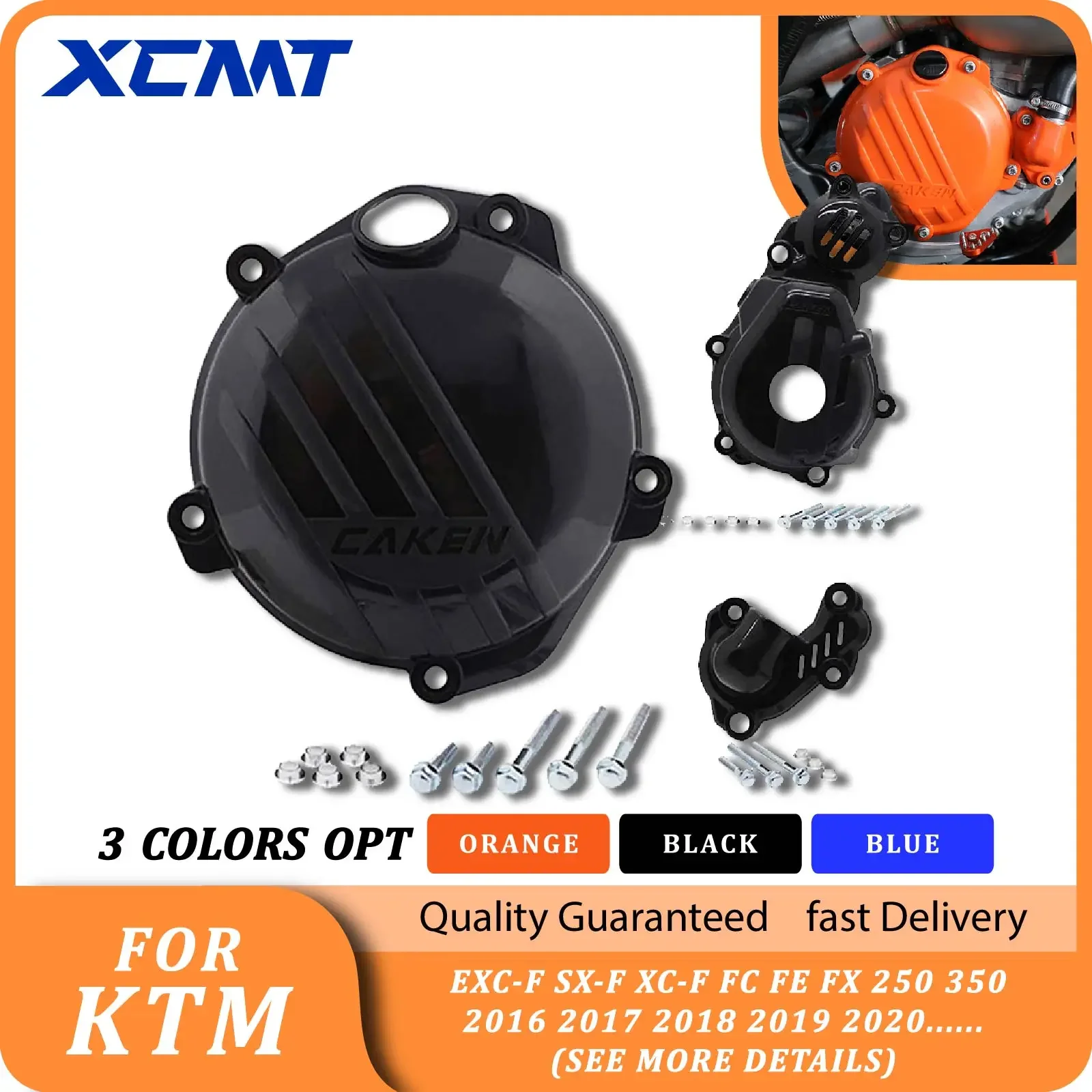 

Motorcycle Clutch Guard Ignition Water Pump Cover Protector For KTM EXC-F SX-F XC-F FC FE FX 250 350 2016 2017 2018 2019 2020