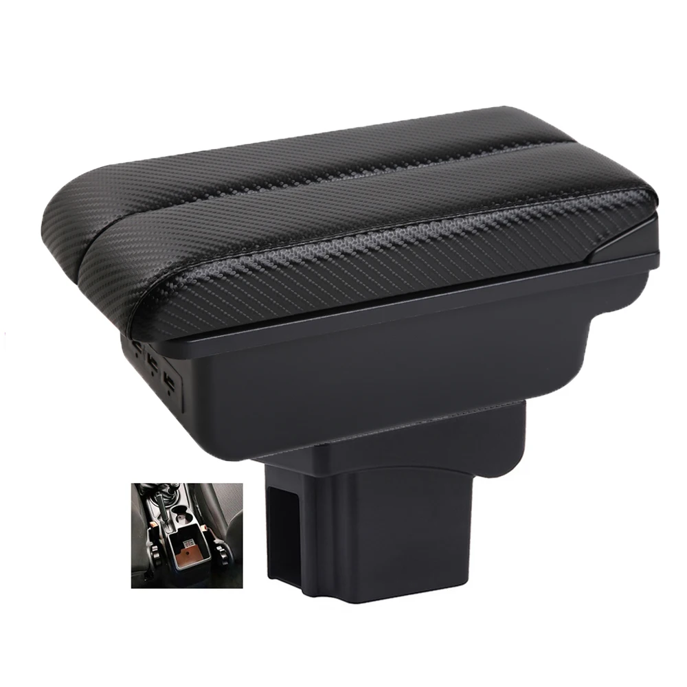 Car Niva Armrest box central console storage case driver elbow support rest arm view 4
