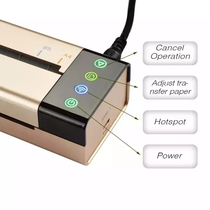Mini Portable Thermal Transfer Tattoo Stencil Machine Copier Tattoo Thermal Printer