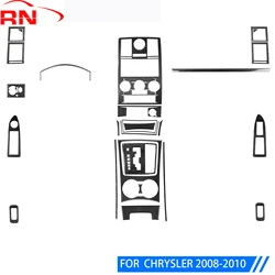 For Chrysler 300 300C 2008 2009 2010 Refit Car Carbon Fiber Interior Decorative Accessories Various Parts Stickers