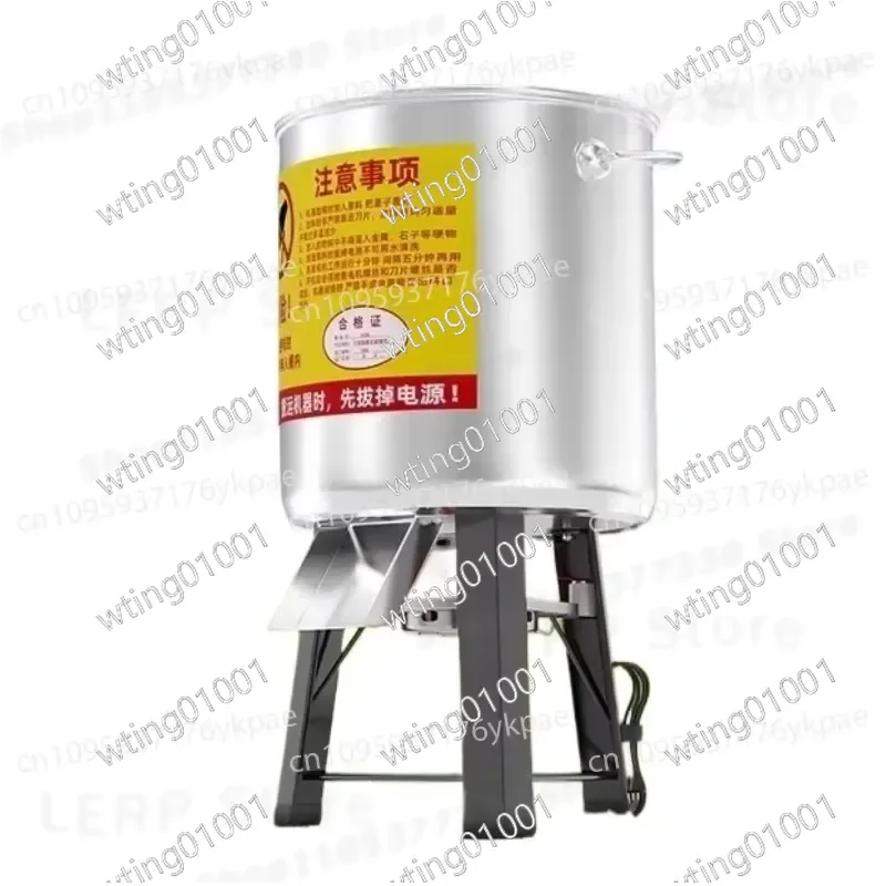 for Stainless Steel Poultry Feed Grinder for Chicken Duck Goose Small Household Bucket Type Vegetable Crusher Breeding