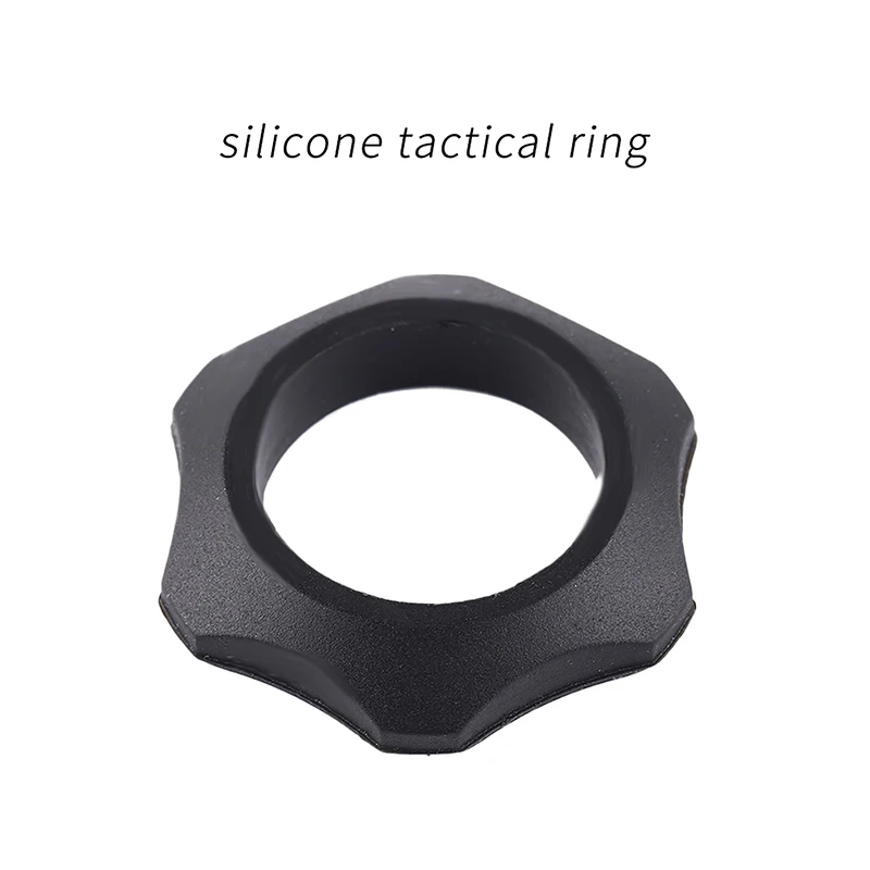 1Pcs Flashlight Ring Grip Anti-slip Finger Ringsilicone Tactical Ring For Flashlight Adapter Holder Tactical Accessories
