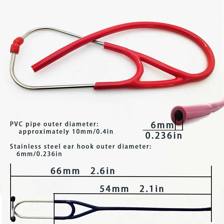 Stethoscope accessories A-tube rubber tube