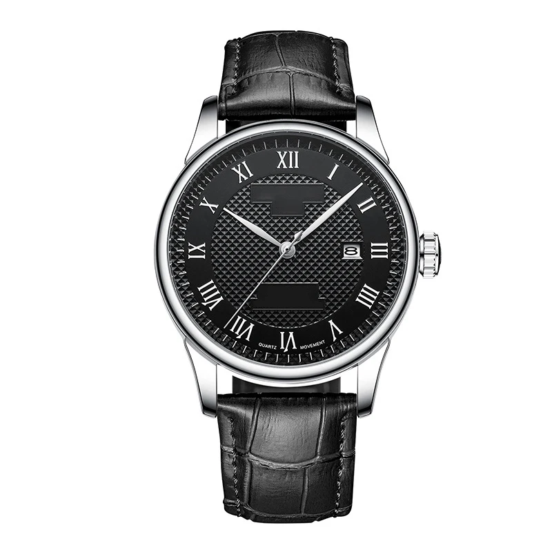 ساعات كوارتز رجالية فاخرة للرجال ساعات يد كوارتز رجالية من الفولاذ المقاوم للصدأ ماركة مقاومة للماء تصميم ساعات رجالية ميكانيكية