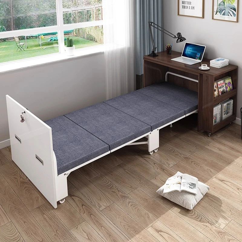 

Multifunctional folding bed cabinet integrated desk type invisible bed small apartment storage cabinet office lunch break wall b