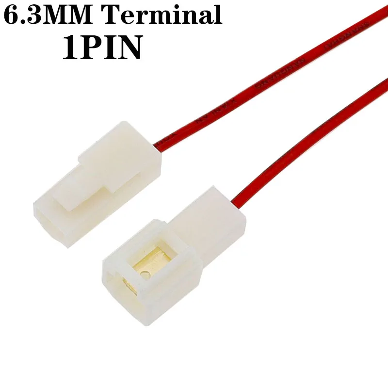 1 Set 1 2 3 4 6 8 9 Pin 6.3mm Electric Vehicle Connector High Current Equipment Wiring Harness Male Female Plug Car Butt Joint