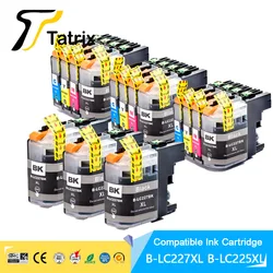 Cartucho de tinta completo Tatrix LC227 LC225 LC227XL LC225XL, Compatible con Brother DCP-J4120DW/J4420DW/J4620DW/J4625DW/J5620DW/J5625DW