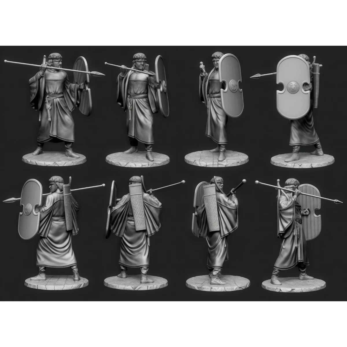 

Набор неокрашенных моделей из смолы в масштабе 1/24, военная тематика, персидский воин-бессмертный, в разобранном и неокрашенном виде, GK.