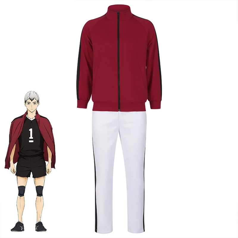 

Костюмы для косплея Shinsuke Kita, аниме Haikyuu, униформа волейбольной команды, Хэллоуин, Рождество, карнавал, одевание для мужчин