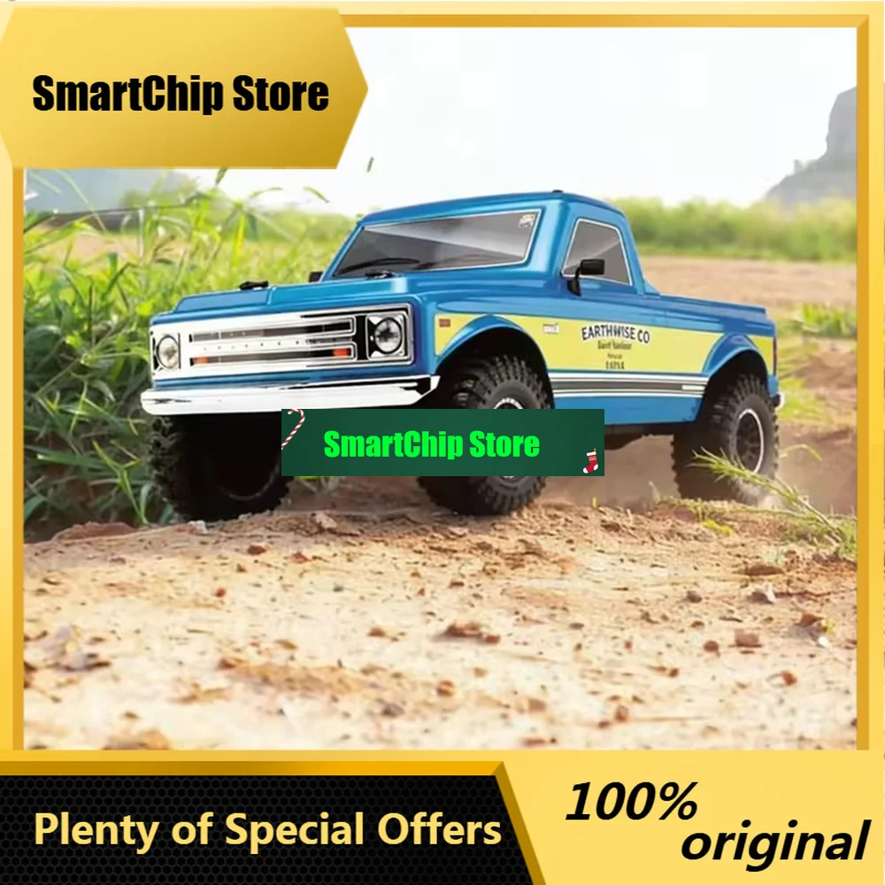 SmCpYIKONG YK41015 1/10 2.4G 4WD RC Car Rock Crawler Two Speed Manual Differential Lock LCG Chassis Portal Axle Truck Vehicles M