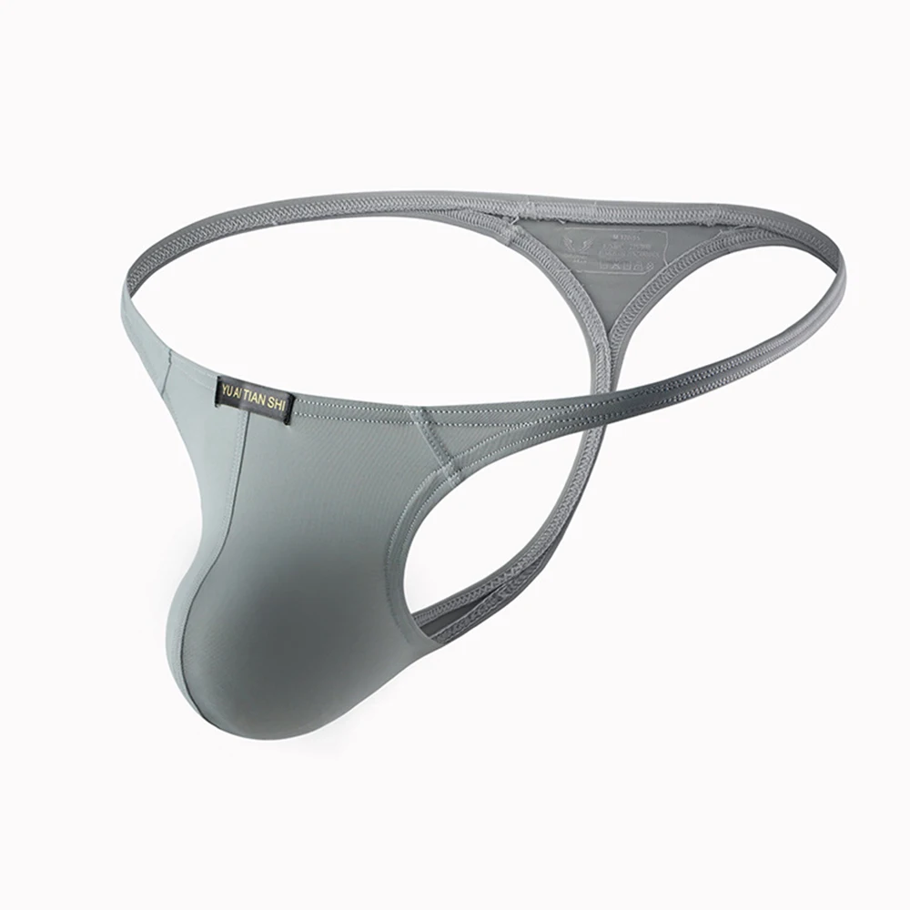 

Men Sexy Elastic G-Strings Bikini Pouch T-Back Thongs Lingerie Low Waist Suspender Mens Briefs Ultra Thin Underwear Homme Slips