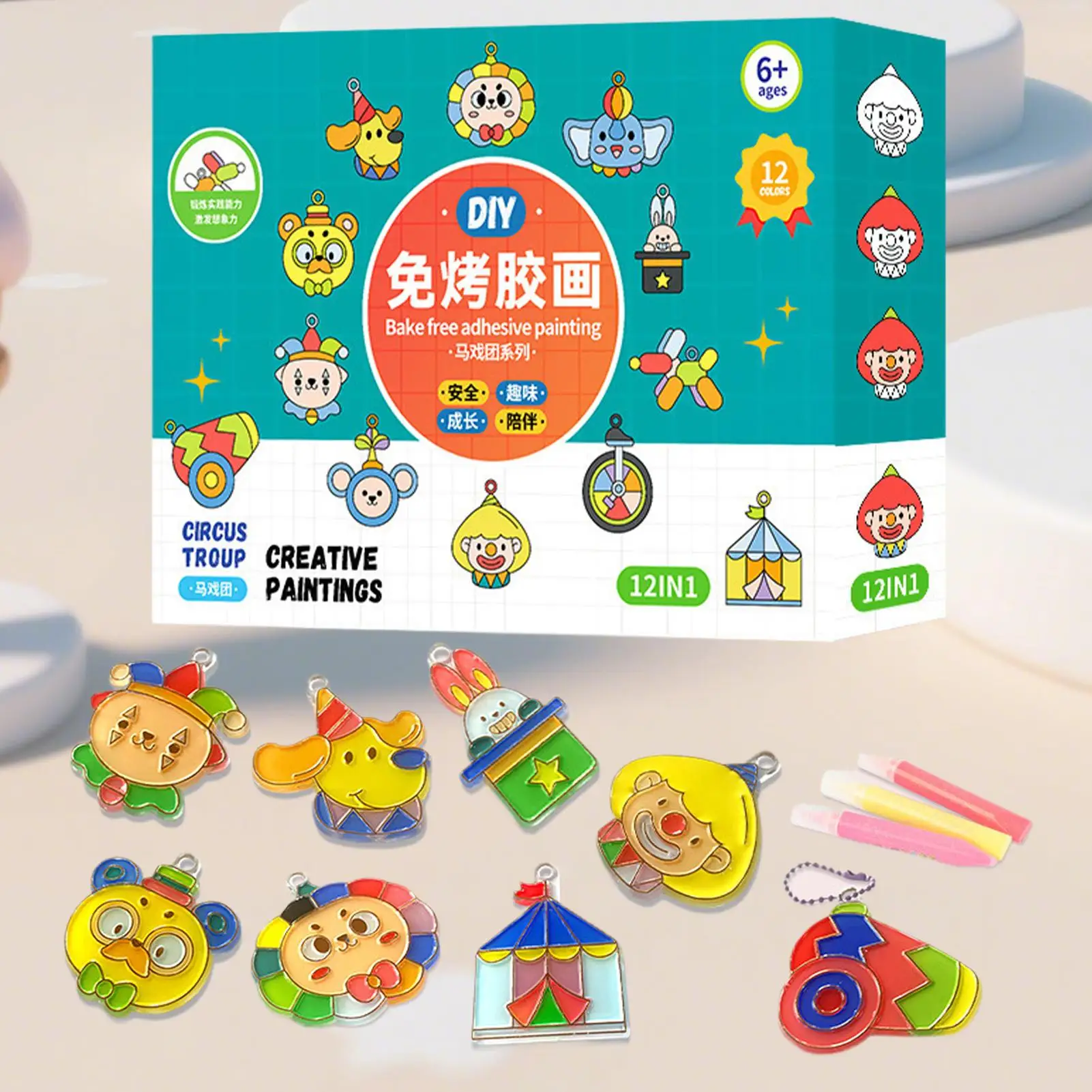 

Kids Paint Set Gel Painting Toy Art Craft Kit For Boys Girls Ages 6 Home Craft School Project Creative Play Christmas Birthday