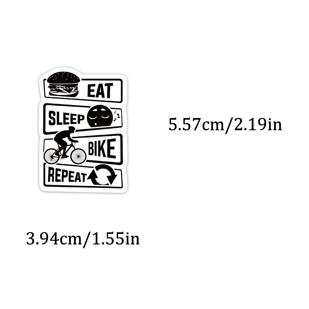 60PCS Bicycle Inspiration Art Sticker Cool Handsome Personalized Racing Bike Enthusiasts Collection Decoration Phone Case Book