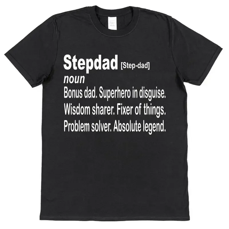 Funny Stepdad Dictionary Definition T Shirt Heartfelt Humorous Stepfather