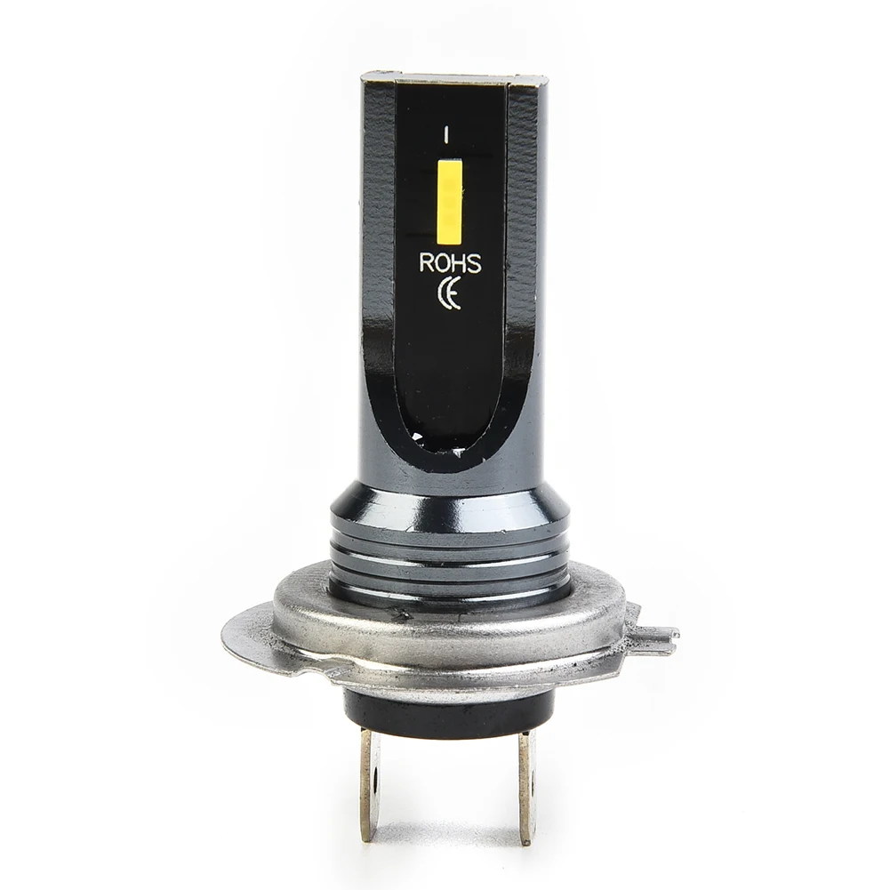 Car LED Headlight 50.000 Hours Yellow 3000K 360 Degrees Lighting Aluminum Alloy Shell Bulb Hi/Low Bulbs Error Free