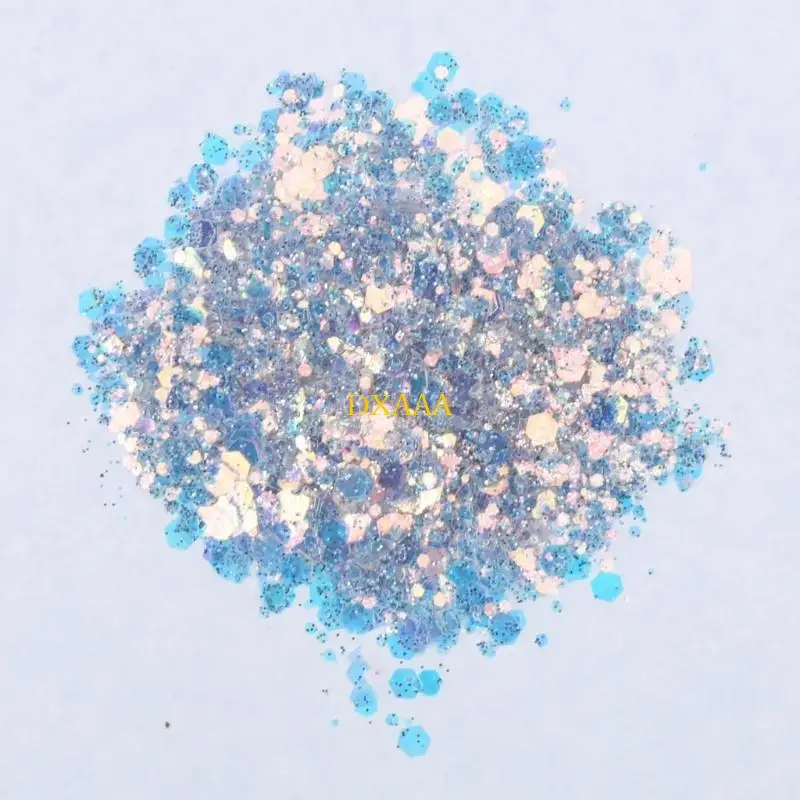 DXAA Resin Flash Set Thick Craft Glitter Sequins Suitable for Flat Bottom Cup