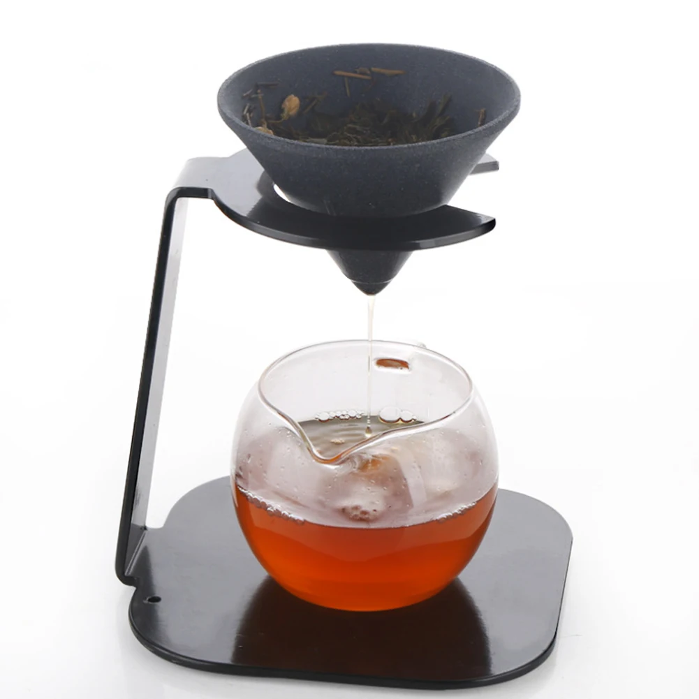 Cone Shape Non-Porous Coffee Strainer Alumina Ore Tea Filter Coffee Filter Accessories Coffee Filter Coffee Strainer