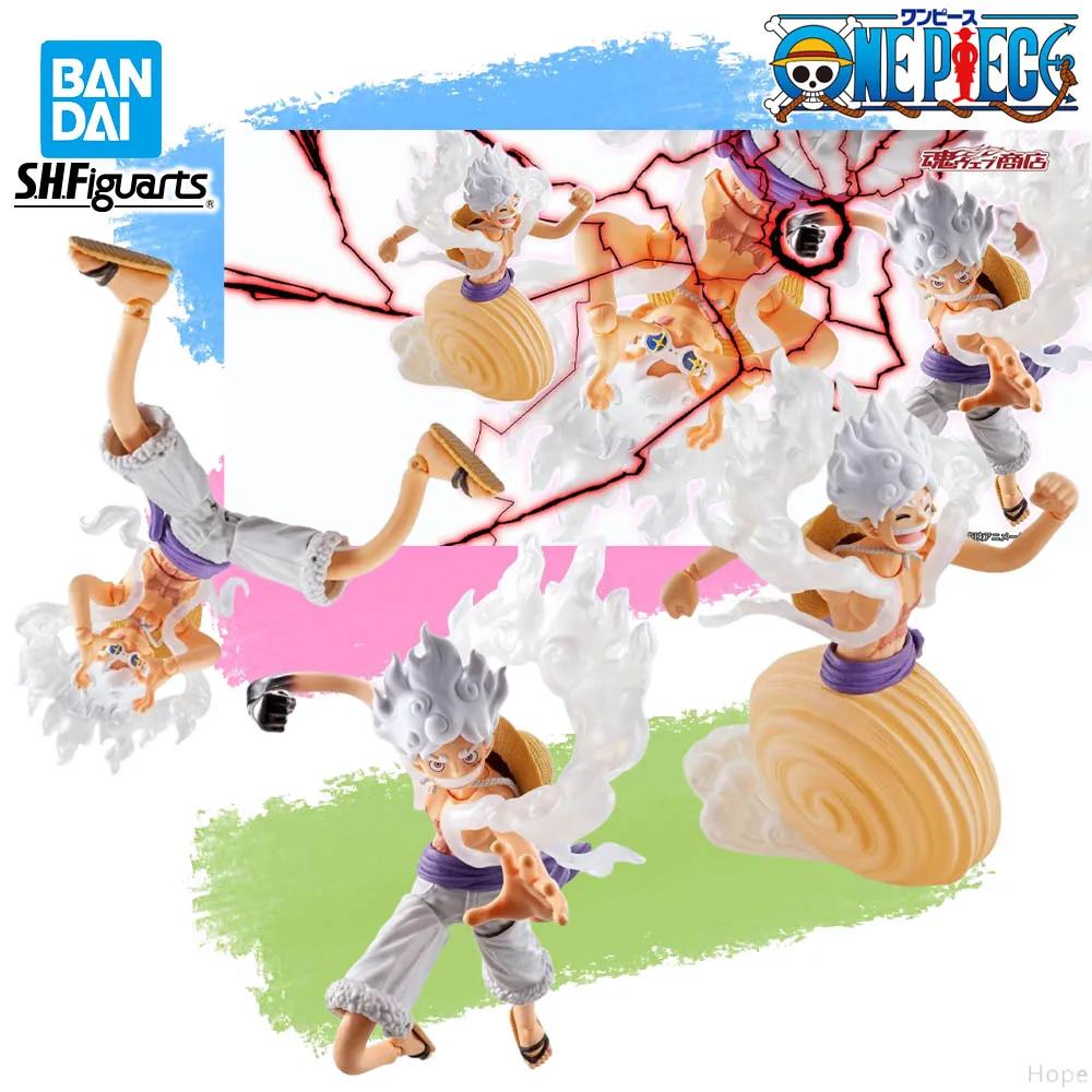 

In Stock Genuine BANDAI SHFiguarts One Piece Future Island Egghead Gear 5 Monkey D Luffy Figure Anime Action Model Toy
