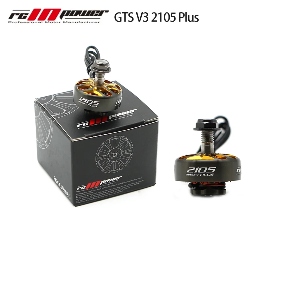 Rcinpower GTS V3 2105 plus 1850KV 2950KV 3600KV 5-6S 3-4S Brushless Motor For RC FPV Racing Drone Models Spare Parts