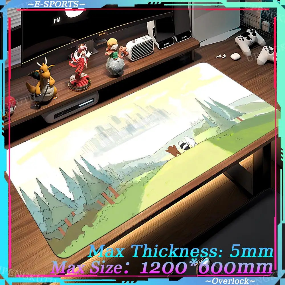 

Mouse Pad New products W_we_Bare_Bears Game accessories Rubber anti-skid pads Anime 1200X600MM