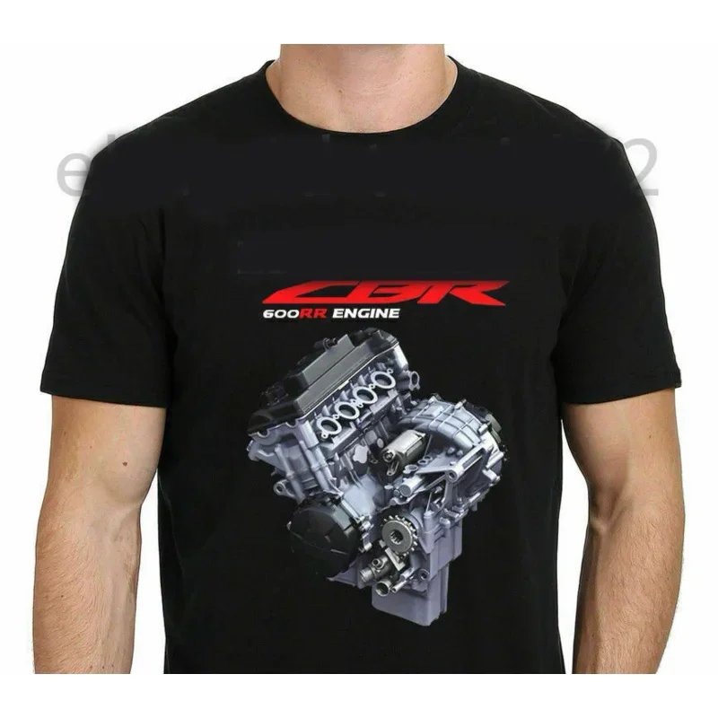 New Hon Cbr 600 Rr Cbr 600Rr Motorcycle Engine Newest Style 3D Printed Men Tee Shirt Homme Summer Make T Shirts