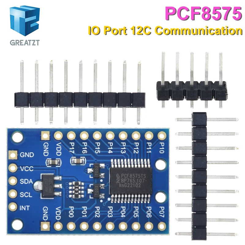 GREATZT PCF8575 Module Expansion IO port Expander board DC 2.5-5.5V I2C communication control 16 IO ports For Arduino