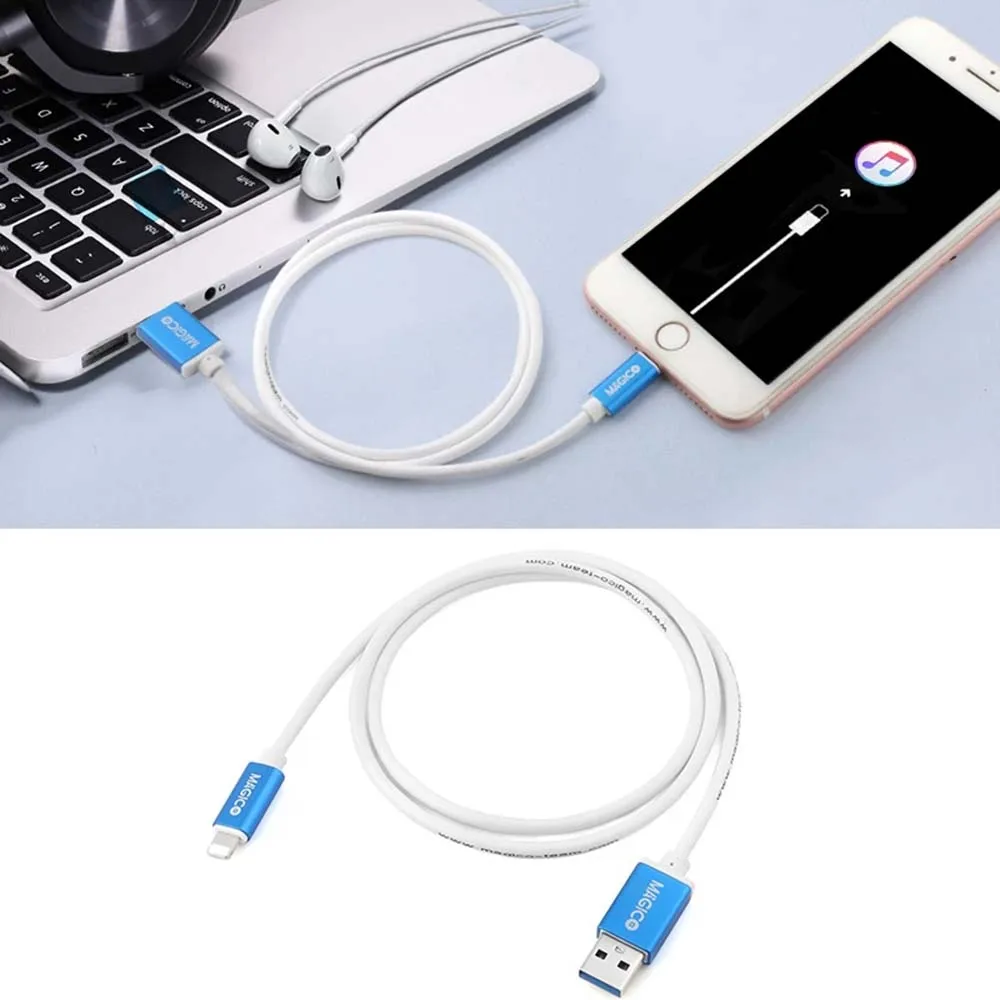 Magico DFU Restore Easy Cable For iPhone iPad Automatic DFU Mode Upgrade Cable Online Check Motherboard Serial Numbe