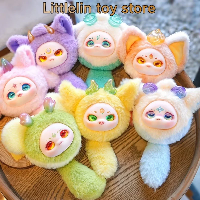 

Genuine Xiangyun Elf Vinyl Plush Keychain Series Blind Box Dumia Maytree Doll Bag Pendant Ornament Mystery Box Surprise Gift