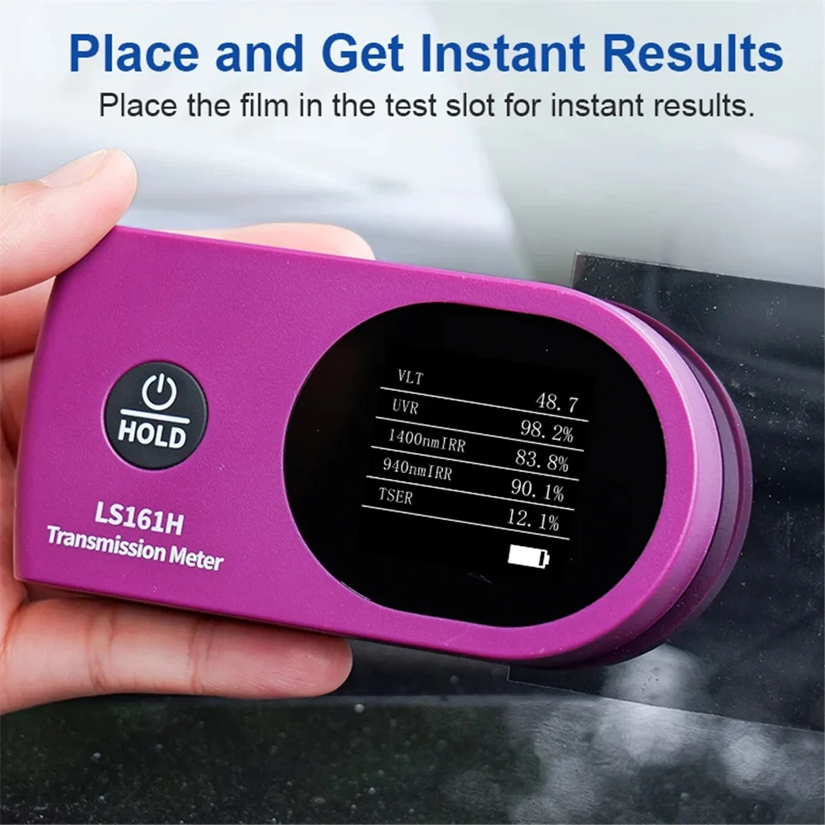 Fenster Tönung Meter TSER Tester UV IR VLT Solar Film Übertragung Meter Tönung Film Tester Neue LS161H (TSER)