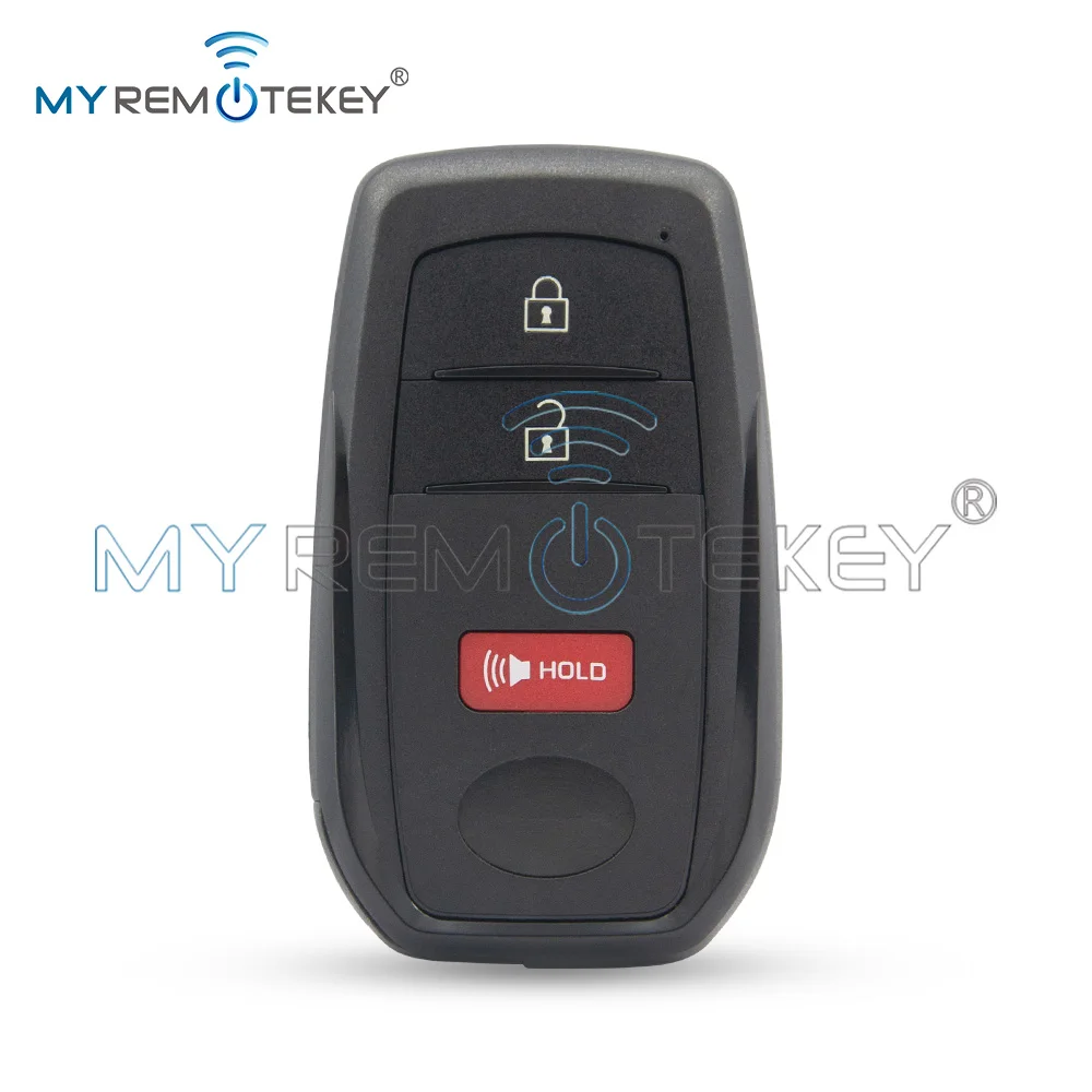 REMTEKEY FCC HYQ14FBW Smart Key Shell 3 Button for 2022 Toyota Corolla Cross PN 8990H-0A010