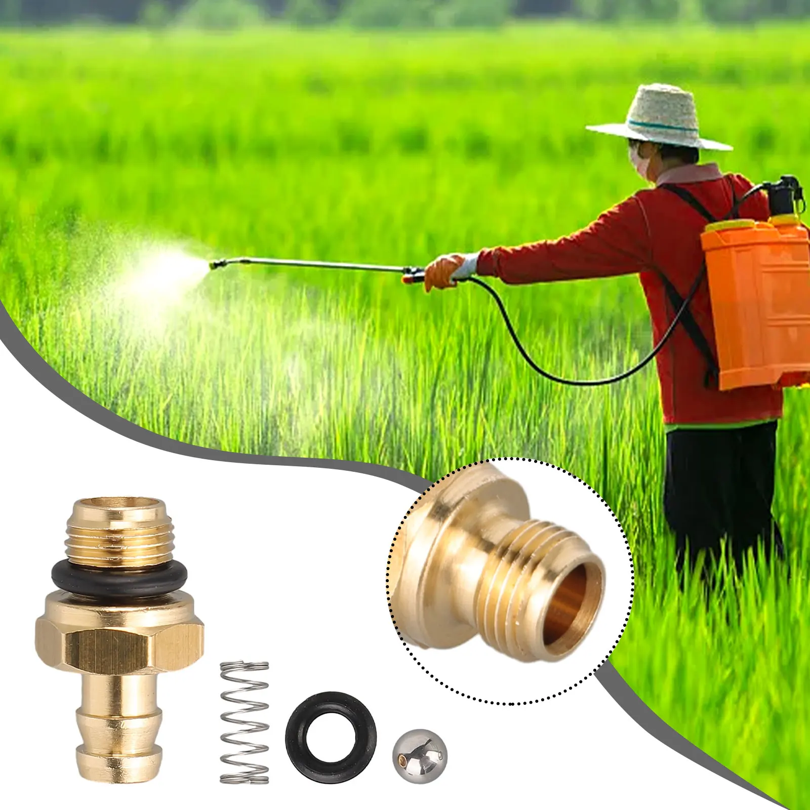 Pressure Washer Soap Injector Kit Compatible with 190593GS 190635GS 203640GS Pumps Metal Construction