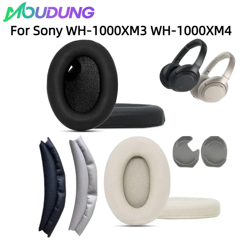 

Replacement Earpads for Sony WH-1000XM3 WH-1000XM4 Earmuffs Ultra-soft Sponge Repair Parts Wireless Bluetooth Headphone