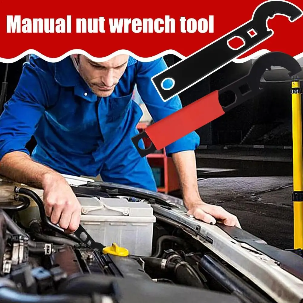 Carbon Steel Multi-Function Wrench Enhanced Torque Efficient Operation Carbon Steel Tool Durable Compact Size Wrench Combo