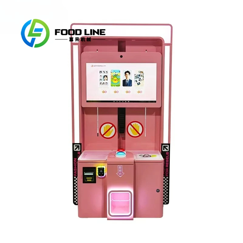 Customize Indoor Shopping Mall Fast Print HD Beauty Camera Photo Booth Popular 32