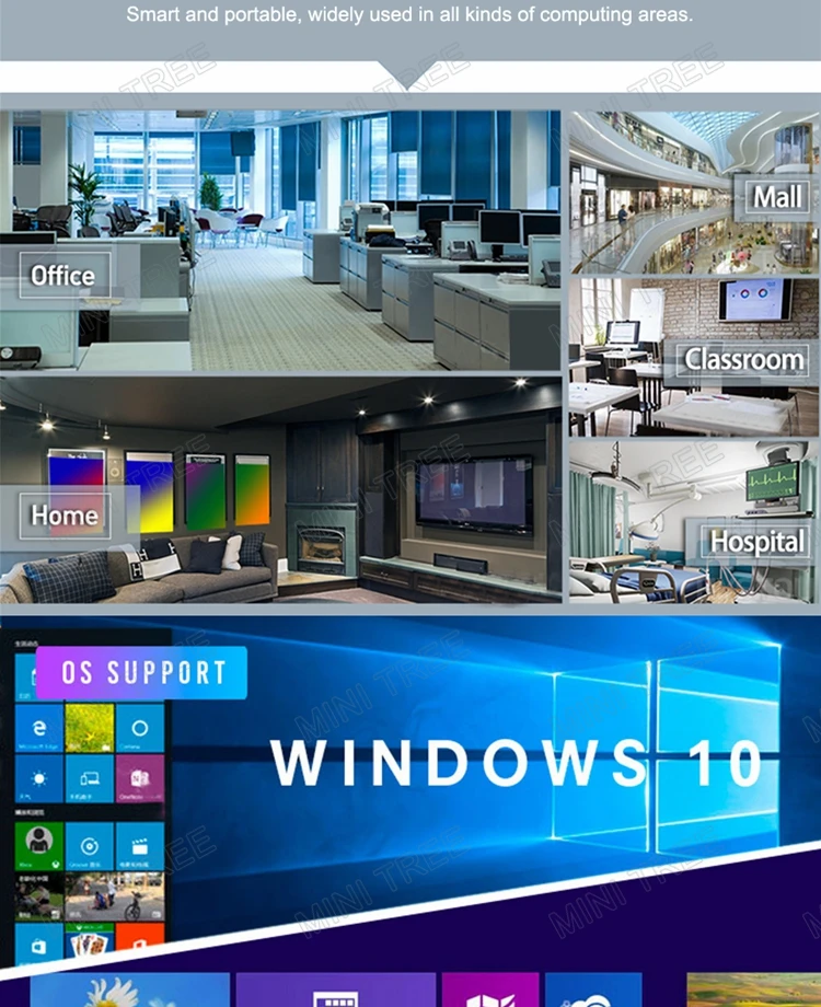 Celeron N5095 NUC 미니 PC 홈 오피스 학생용 저전력 소비 Win10 팬리스 산업용 미니 컴퓨터 2xRs232 HD VGA