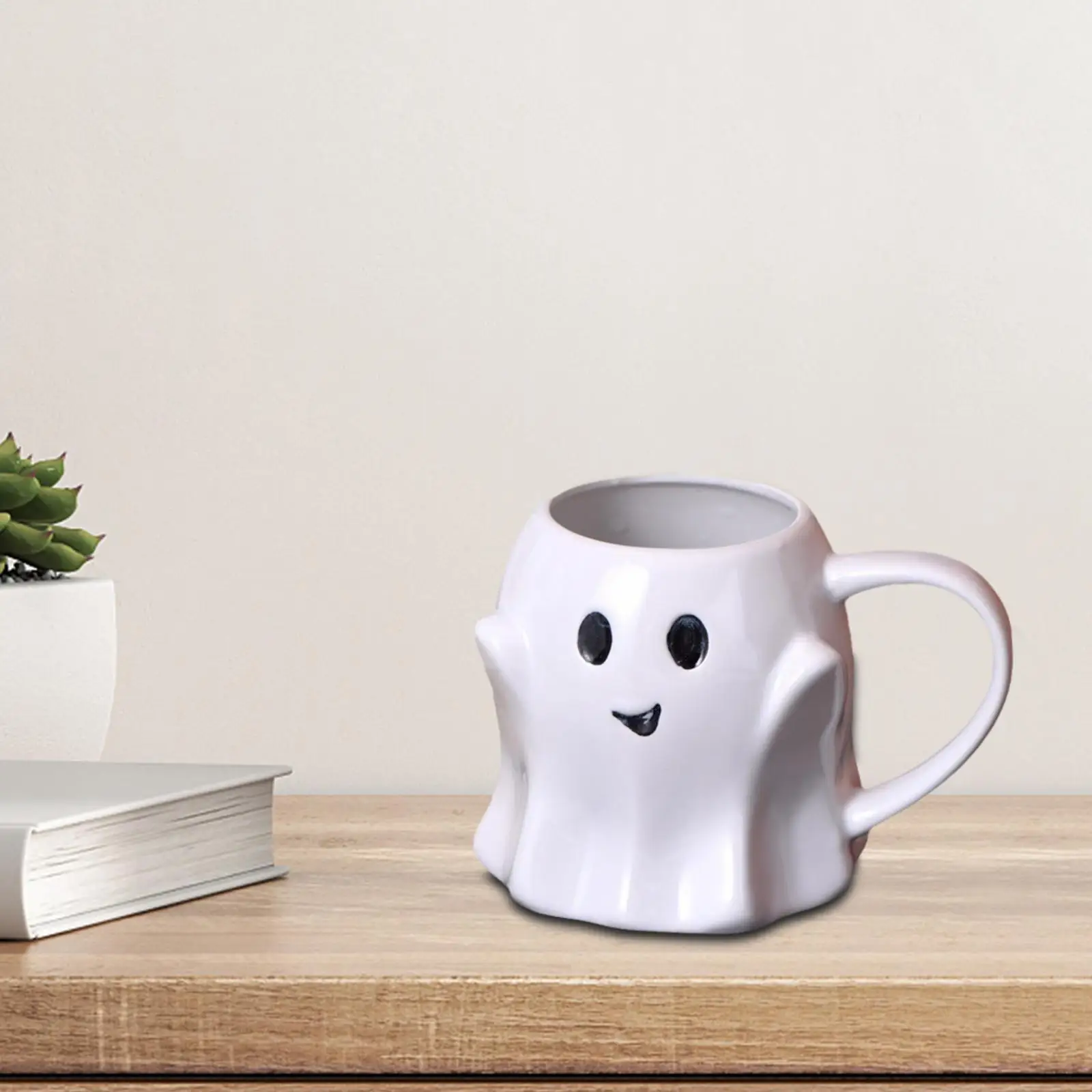 Ghostface Coffee Mug Funny Novelty with Handle Porcelain Mug for Valentine's Day Xmas Birthday Gift Halloween Women and Men