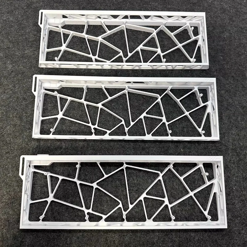 Custom PLA Hollow Out 68 Keyboard Shell with Ribbon Trim for Mad68 MCHOSE Ace68 Fire68 Atk68 Mechanical Keyboard Accessories