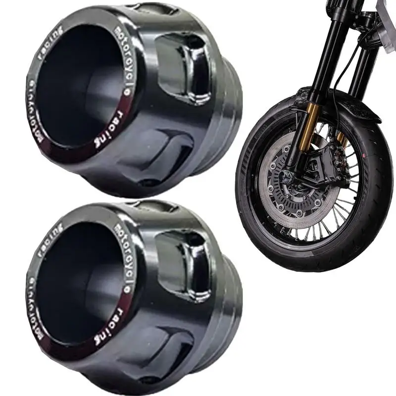 1pair Universal Motorcycle Wheel Protection Crash Pad Motorbike Crash Protectors Alloy Motocross Falling Front Fork Slider Cups