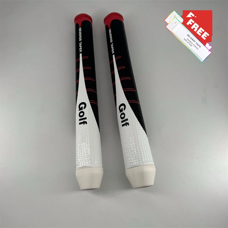 Cinta gratis 1/5 Uds RESEVER TAPER Series palos de Golf redondos empuñaduras grande PU Putter mango de goma medio Golf Putter Kit de empuñaduras Golf 5