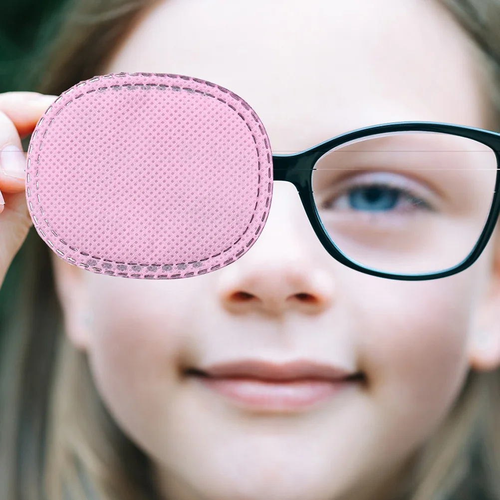 

24Pcs Single Eye Patch for Children Amblyopia Correction Elastic Comfortable Non-Woven Soft Eye Mask Protective Cover Glasses