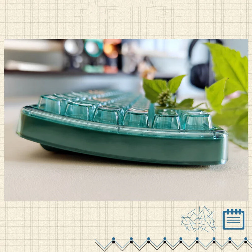 Беспроводная клавиатура и мышь AC210, прозрачный робот, киберспортивная игра, специальный офисный набор клавиатуры и мыши